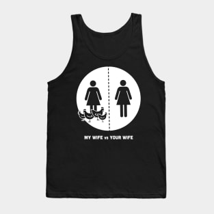 My Wife | Funny Chicken Farmer Design Tank Top